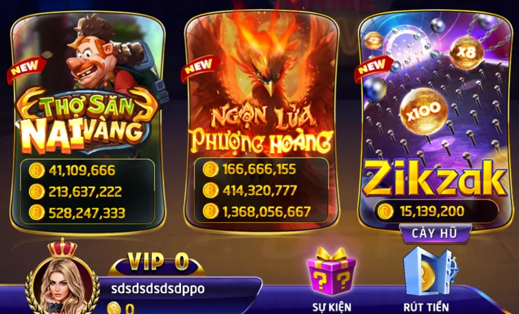 Những tựa game nổ hũ siêu hot tại Rikvip.