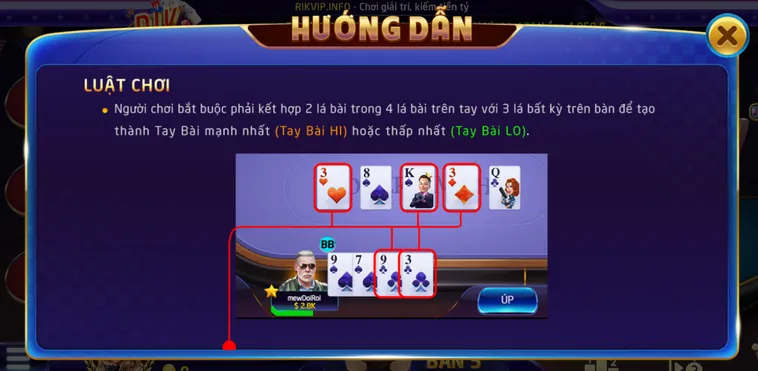 Bí Kíp Chinh Phục Omaha Poker 6 Tại RikVip Với Tỷ Lệ Thắng Cao