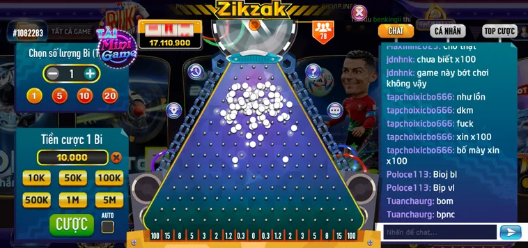 Minigame Zik Zak Tại RikVip – Thử Thách Sự Khéo Léo Và May Mắn Nhận Thưởng Lớn